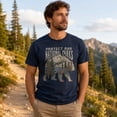 thumbnail image 2 of Protect Our National Parks Bear Graphic T-Shirt | Retro Wildlife Mountain Forest Tee | Unisex S–4XL, 2 of 9