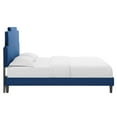 thumbnail image 6 of Modway Lindsey Performance Velvet Queen Platform Bed in Navy, 6 of 10