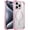 Pink, variant on Shockproof Magnetic Wireless Charging Transparent Case for iPhone 16 14 13 12 11 15 Pro Max Plus Cover(for iPhone 16 Pro/Clear)