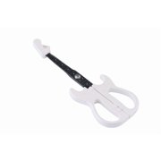 Seki Sound Guitar Scissors with Stand for Display, Made in Japan - Pearl White