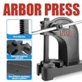thumbnail image 3 of Black Industrial Arbor Press, Dual-Surface Ram, 2 Ton Rating, Manual Assembly Press, Rivet Press, for Industrial Bearing Work, Cutting Process, Stamping Plate, 3 of 7