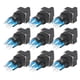 thumbnail image 5 of 25Pcs Knob Selector Switch Self Locking 3 Speed with Light 16mm Square 12V BEM-LA16-22XD/31-F(Green ), 5 of 5