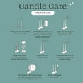 thumbnail image 5 of Mainstays Paraffin Wax 16" Taper Candle, Unscented, Green, 5 of 6