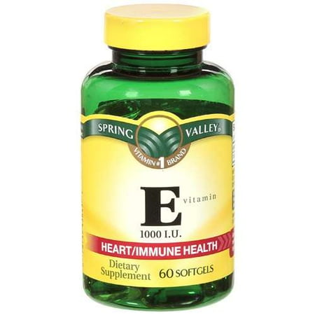 Spring Valley: E Vitamin Dietary Supplement, 60 ct