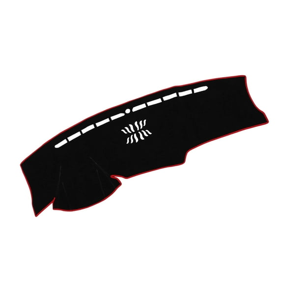 Unique Bargains Dashboard Covers for Hyundai Tucson 4.2 " Head-Up Display Non-Slip Polyester Black, Red