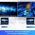 thumbnail image 3 of USB-C Digital AV Multiport Adapter, Apple MFi Certified Digital AV Dongle with HDMI 4K@60Hz & USB-A 3.0 & 100W Charge for iPhone 15, MacBook Pro Air M1 M2 M3, iPad Pro, iMac, Samsung S24 and More, 3 of 7