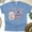 CarolinaBlue, variant on Women’s Nurse Shirt, Colorful Heart Jar Nursing Quote Top, Maroon, Size M