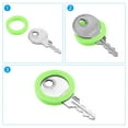 thumbnail image 5 of 1.2" Round Key Cap Cover Identifier Tags for Identifying Keys, Green, 25 Pack, 5 of 6