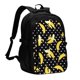 thumbnail image 1 of Balery Banana Mochila con carga USB para hombre y mujer - Mochila impermeable y antirrobo para laptop con puerto USB para viajes, trabajo, 1 of 7