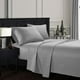 thumbnail image 3 of Sábanas ajustables de lujo 4 Pcs / Kit Ropa de cama Cama de lino Sábana ajustable Sábanas ajustables Fundas de almohada Gris claro Gris claro Magideal Sábanas ajustables de lujo, 3 of 6