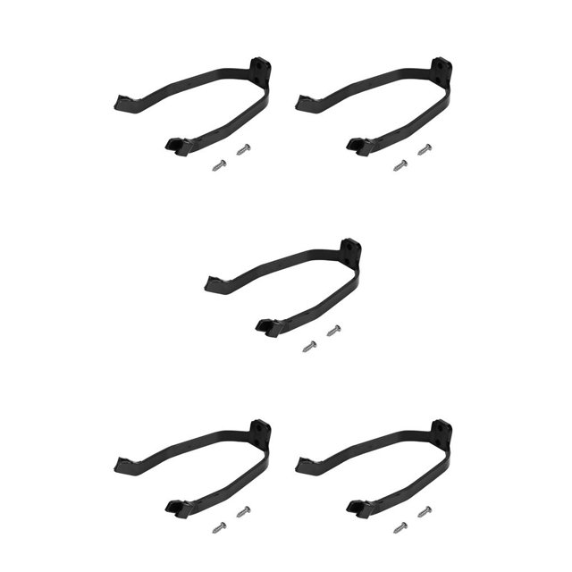 bedienty For M365 Scooter Rear Mud Bracket PA Mudguard Waterproof Rear Mudguard Replacement Accessories black 5Set