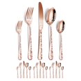 thumbnail image 2 of Stainless Steel Cutlery Set, Flatware Tableware Sets Flower Print Knife Fork Spoon for Home Hotel Restaurant Party, 2 of 7