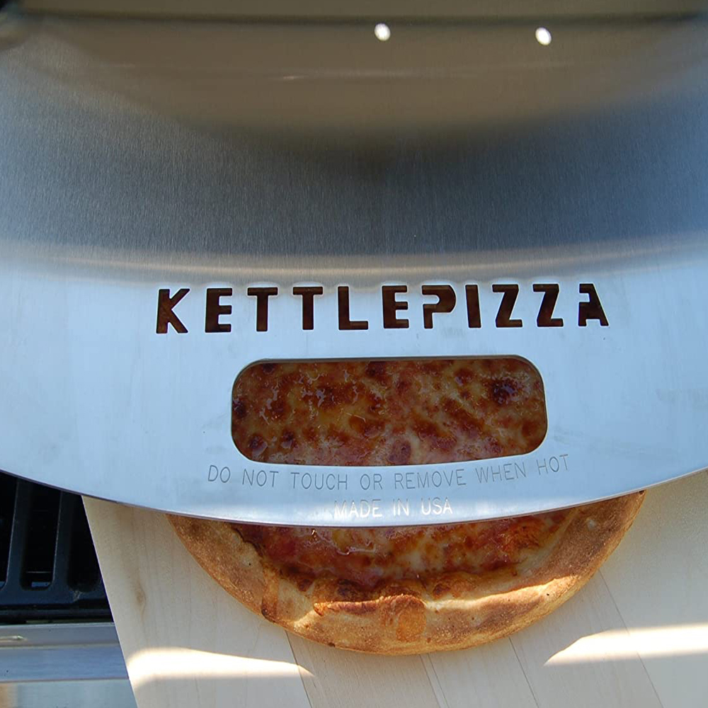 KettlePizza Deluxe Stainless Steel Pizza Oven Kit for Gas Cooking Grill - image 4 of 7