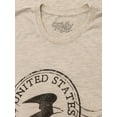 thumbnail image 2 of Tee Luv Men's Faded USPS Eagle Postmark Premium Tri-Blend T-Shirt (3XL), 2 of 3