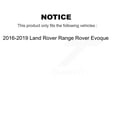 thumbnail image 2 of Transit Auto Rear Coated Drilled Slotted Disc Brake Rotors and Semi-Metallic Pads Kit for Car 2016-2019 Land Rover Range Evoque KDF-100930, 2 of 11