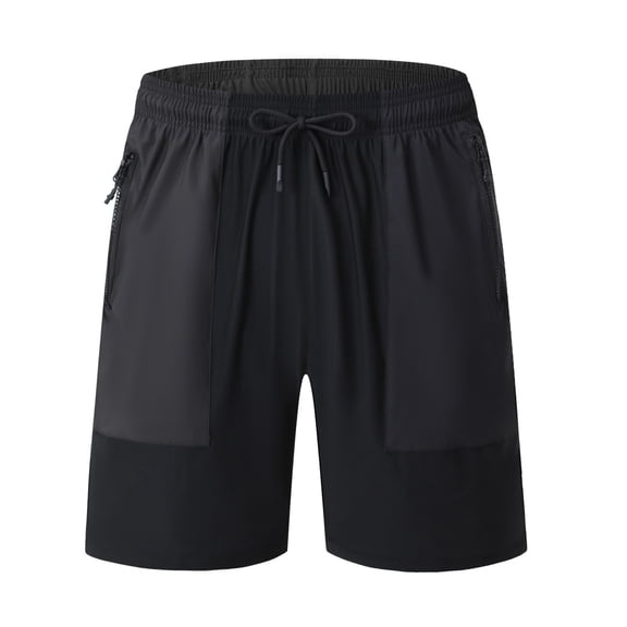 Aueoeo Plus Size Swim Shorts Bandana Shorts Ice Silk Quickly Drying Sports Pants For Men Casual Pants For Outdoor Running Five Minutes Breathable Solid Color Men's Shorts Sweat Shorts Men