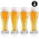thumbnail image 1 of USA Made Nucleated Pilsner Glasses 16 oz - Etched Craft Beer Glasses for Enhanced Head Retention and Aroma - 4 Pack, 1 of 4