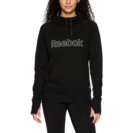 Reebok Womens Sweatshirts & Hoodies with Pocket Black Sizes XS-XXXL