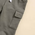 thumbnail image 6 of Cute Clothes 12-18 Month Boy Clothes Toddler Baby Boy Clothes Long Sleeve Hoodie Tops Sweatsuit Cargo Pants Outfit Set Grey 6-12 Months, 6 of 9