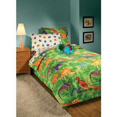 Crayola Dinosaurs Bedding Comforter Set - Walmart.com