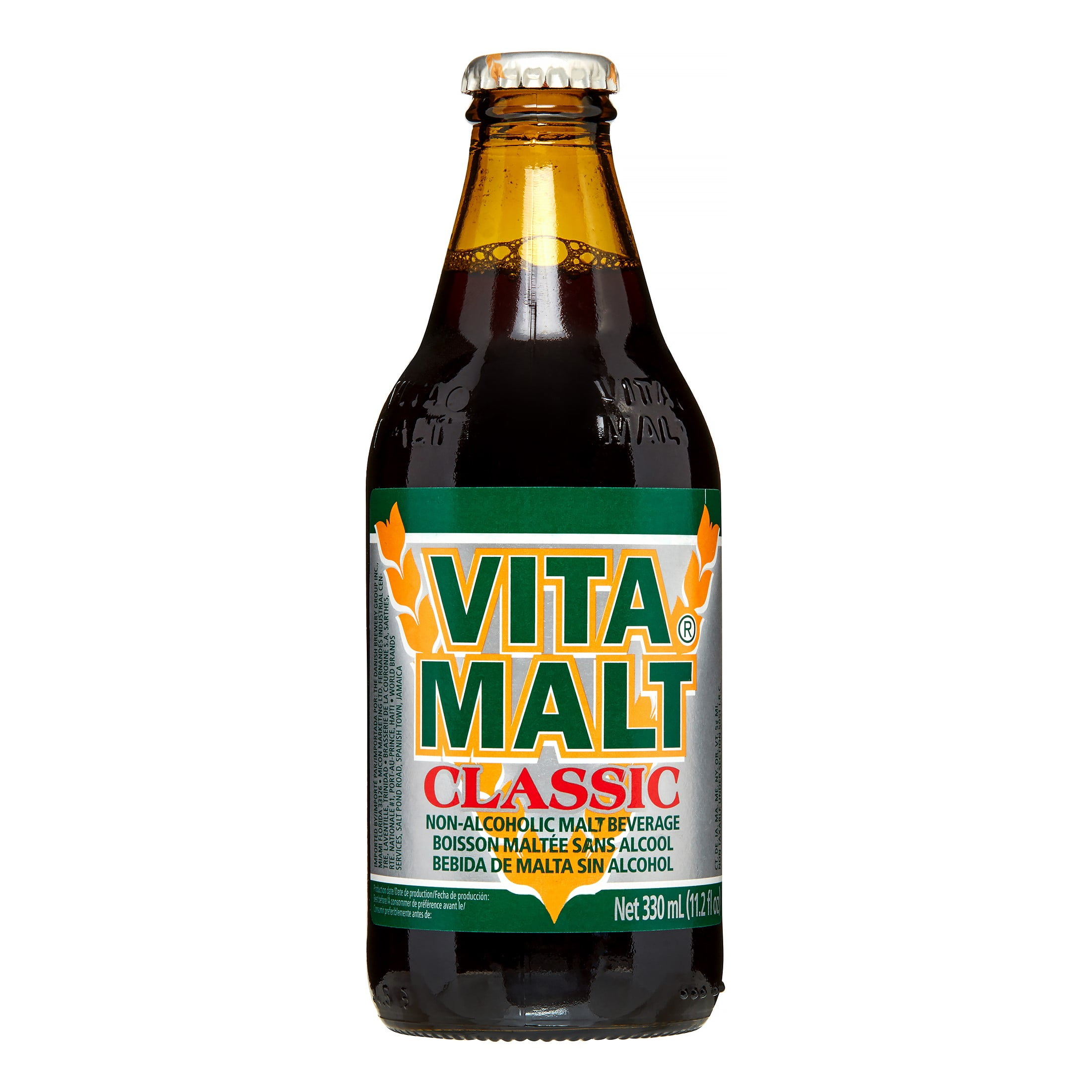 Vitamalt NonAlcoholic Malt Beverage, Classic, 11.2 Fl Oz, 6 Ct