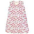 thumbnail image 2 of Touched by Nature Baby Girl Organic Cotton Sleeveless Wearable Sleeping Bag, Sack, Blanket, Rosebud, 6-12 Months, 2 of 2