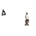 thumbnail image 1 of Escultura de loro abstracta moderna, figura decorativa de resina, adorno coleccionable para sala de estar, estantería, escritorio, mesa, centro de mes, 1 of 8