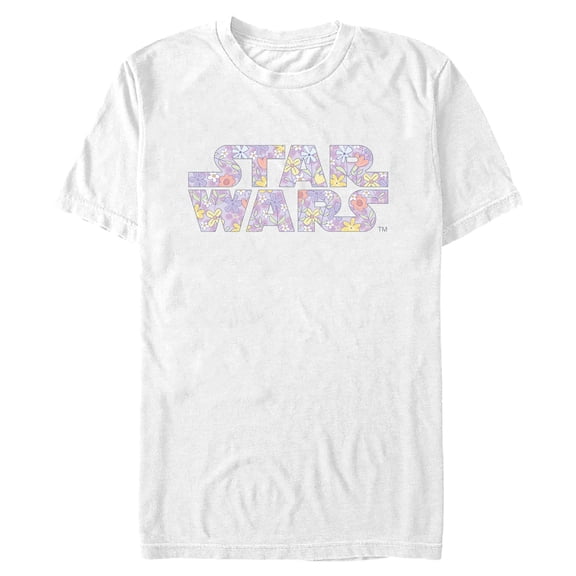 Mens Star Wars Spring Flower Logo T Shirt