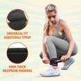 thumbnail image 4 of HSHDLDF DMoose Ankle Straps for Cable Machines for Kickbacks, Glute Workouts, Leg Extensions, Curls, and Hip Abductors for Men and Women, Adjustable Ankle Strap with Double D-Rings and Neoprene Supp, 4 of 5