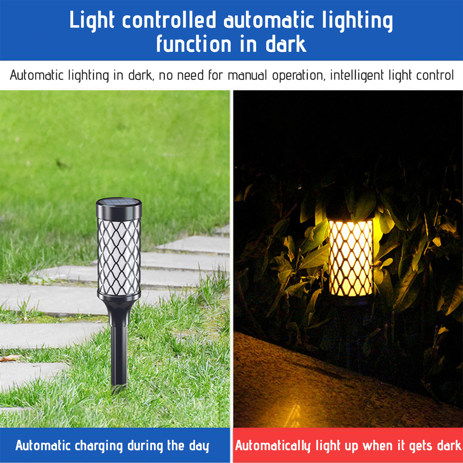 Dvumao Kitchen Accessories, Solar Light Outdoor Solar Lights Outdoor IP65, Wireless Solar Flooding Light For Porch Garden Patio Drive-way Pathways, Women Gifts