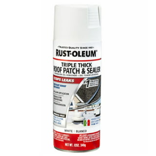 Rust-Oleum 265494A3 LeakSeal Flexible Rubber Coating Spray, 12 Ounce (3  Pack), Black, 3 Count