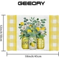 thumbnail image 5 of Lemon Summer Placemats 12x18 Inch Set of 4 Yellow Vase Spring Table Mats Farmhouse Rustic Holiday Kitchen Dining Table Decoration for Indoor Outdoor Dinner Party Décor GP082-18, 5 of 5