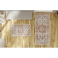 thumbnail image 3 of Mainstays 2 pack Traditional Pattern Velvet Rust Red, Machine Washable Accent Scatters Mats 2X4/18X30, Ideal for Hallway, Bedroom, Kitchen, Laundry Room, 3 of 5