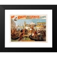 thumbnail image 2 of Strobridge and Co. Lith. 14x11 Black Modern Framed Museum Art Print Titled - Imre Kiralfy's Grand Historic Spectacle, Venice, the Bride of the Sea at Olympia (1891), 2 of 5
