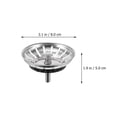 thumbnail image 2 of 2pcs Durable Sink Lids Washing Basin Drain Covers Plug Holes Sink Accessories, 2 of 8
