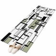 thumbnail image 6 of Sage Green Geometric Kitchen Runner Rug 2x6 Washable Runners for Hallway Non Slip Simple Black Gray Abstract Striped Large Area Rug Indoor Floor Carpet for Bathroom Laundry Entryway Bedroom, 6 of 8