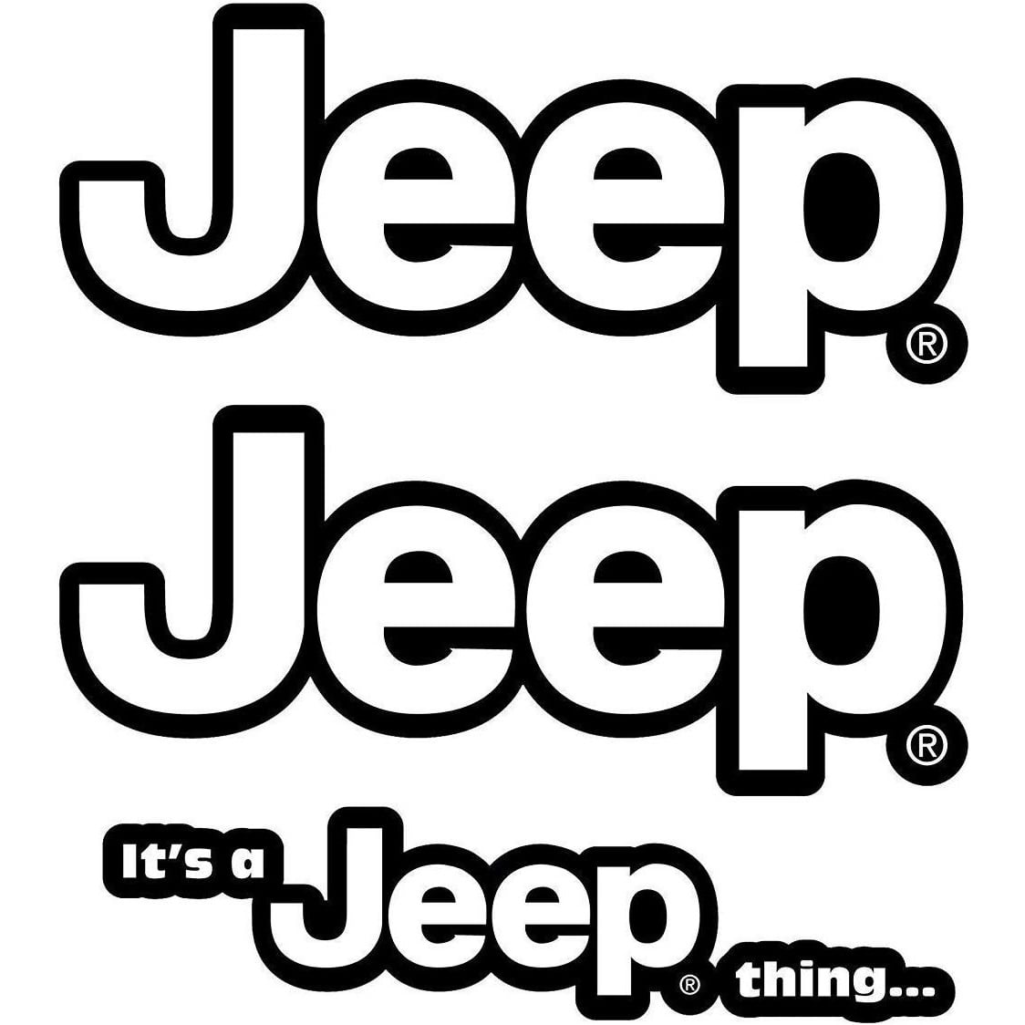 Chroma 009991 Jeep Its a Jeep Thing Stick Onz Decal
