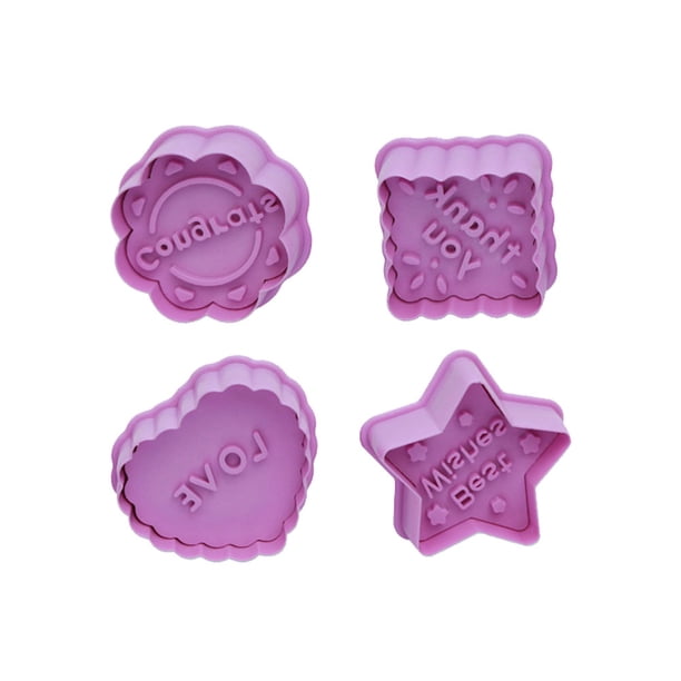 Molde Para Hornear Galletas De Acción De Gracias/Navidad, Sello Para Galletas, Cortador De Émbolo Para Galletas 3D, Molde Para Hornear Diy, Cortadores De Galletas, Herramientas De Cocina 4 Uds. Vogacara HA040350-02