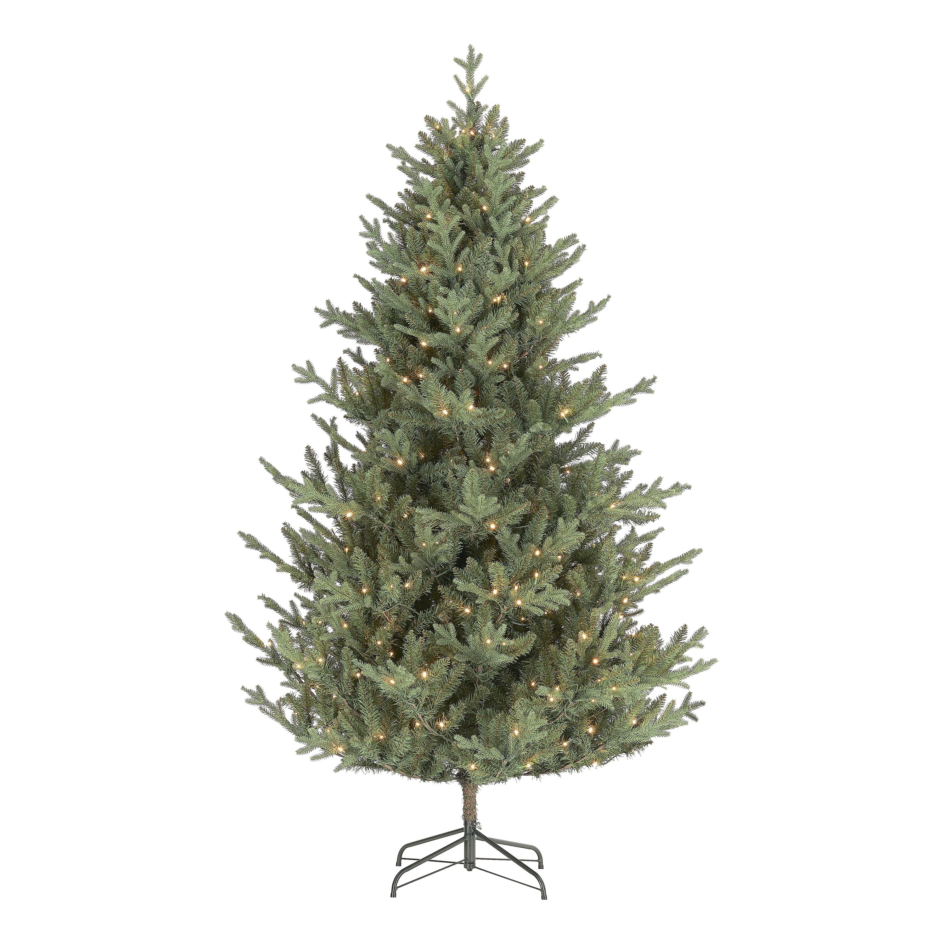 Holiday Time Clear Prelit Led Green Conical Christmas Trees, 7.00' - Walmart .Com