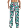 thumbnail image 3 of Picia Excavator Mens Soft Woven Cotton Elastic Waistband Sleep Pajama Pant Lounge Sleep Pant With Pockets And Drawstring-Large, 3 of 9