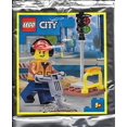 thumbnail image 2 of LEGO City: Construction Ouvrier avec Marteau et Feu de Circulation, 2 of 6