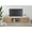 Brown, variant on Kybele LLC Hilly Wall - Mounted Modern Floating 71" TV Stand Brown Glossy