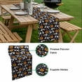 thumbnail image 5 of Black Halloween Table Runner - 48 Inch Long, Kitchen Dining Table Runner Dresser Scarves, Pumpkins Cat Ghost Bat Farmhouse Decor for Coffee Tables Wedding Party Banquet, 5 of 8