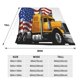 thumbnail image 3 of Balery American Truck Manta de Felpa Suave y Acogedora – Cobija de Franela Aterciopelada para Cama, Lavable y Cálida para Sofá, Mascotas, Transpirable-40"x30", 3 of 7