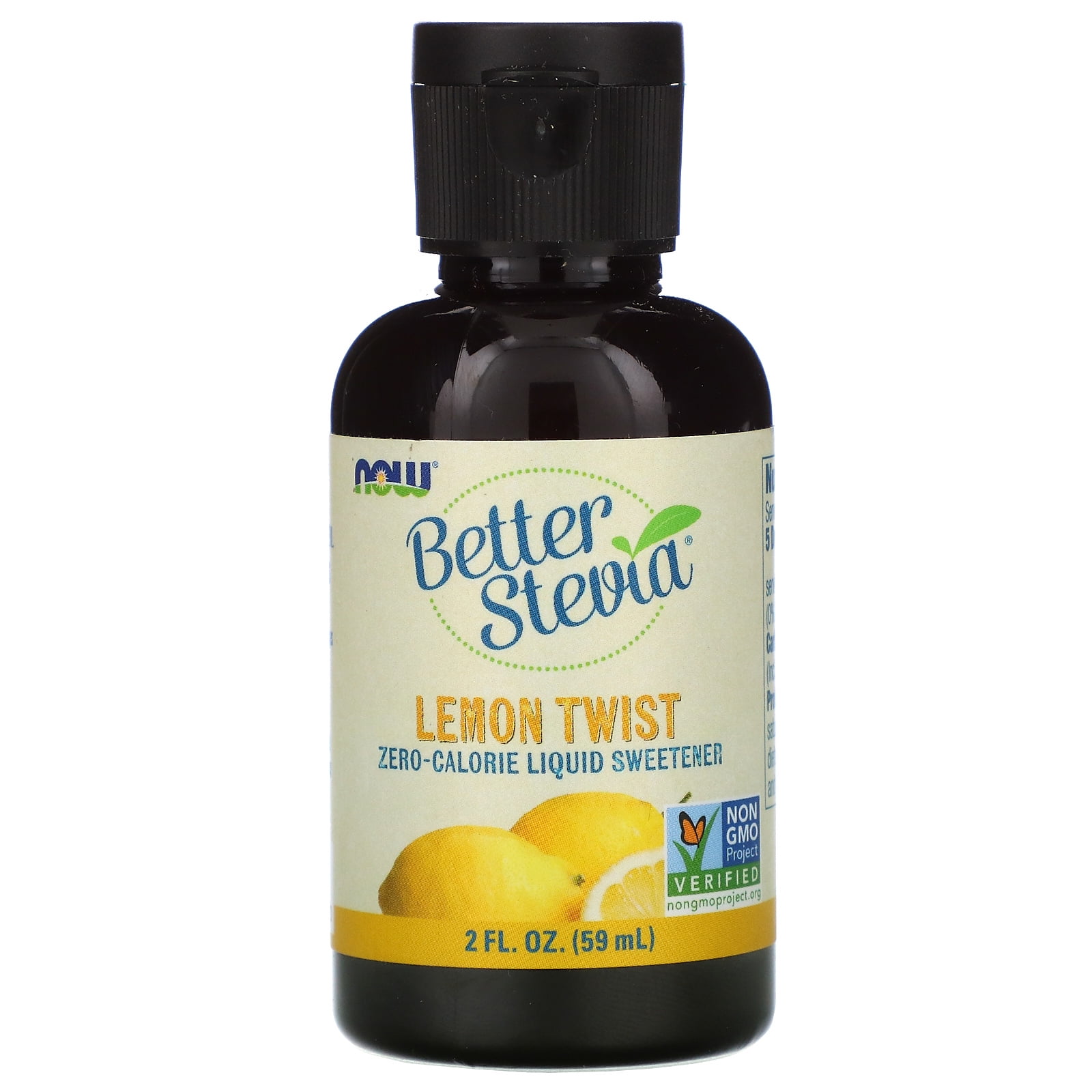 NOW Foods - BetterStevia Liquid Sweetener Lemon Twist - 2 fl. oz