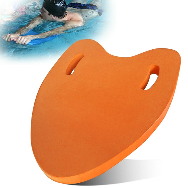 Tignapoo Lightweight EVA Swim Training Board in Orange - A Shape, Ideal for Building Water Confidence and Perfect for Swimming Practice