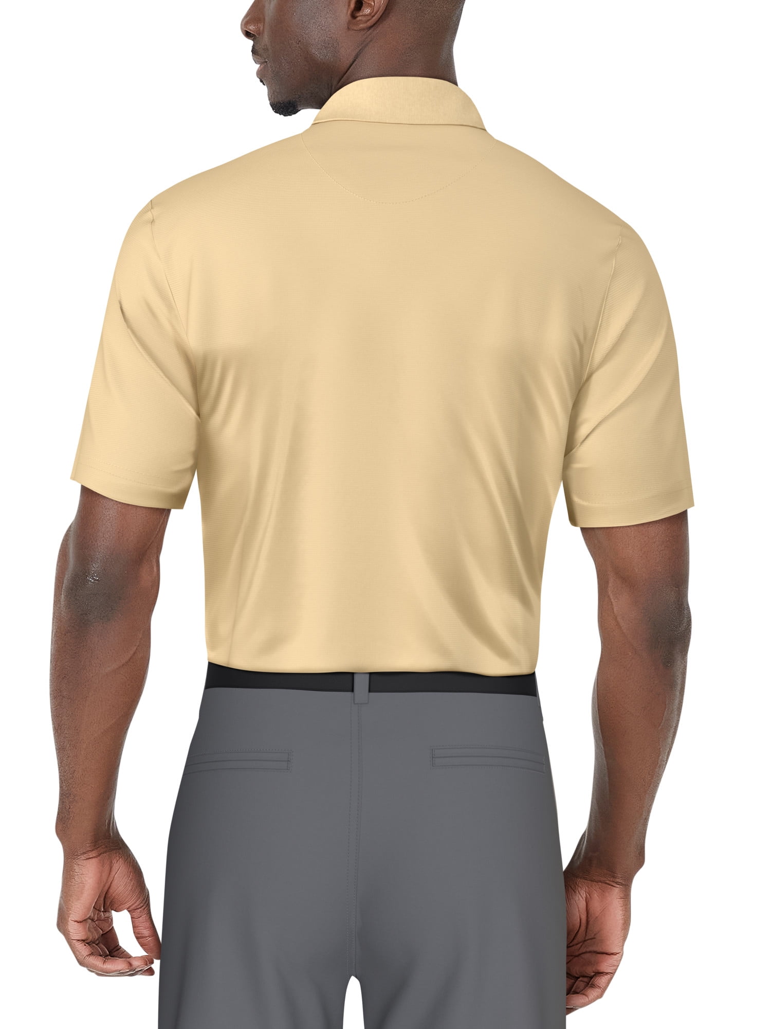 Ben Hogan Men's & Big Men's Performance Solid Polo Shirt with Short Sleeves, Sizes S-5XL