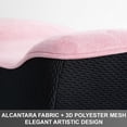thumbnail image 5 of WENNEBIRD Model Q Lumbar Memory Foam Support Pillow for Posture, Pink, 5 of 7