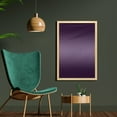 thumbnail image 2 of Ombre Wall Art with Frame, Hollywood Theater Inspired Vintage Digital Purple Colored Modern Design Art Print, Printed Fabric Poster for Bathroom Living Room, 23" x 35", Purple, by Ambesonne, 2 of 2