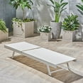 thumbnail image 4 of Noble House Chaise Longue Extérieure en Aluminium et Maille Blanche, 4 of 37